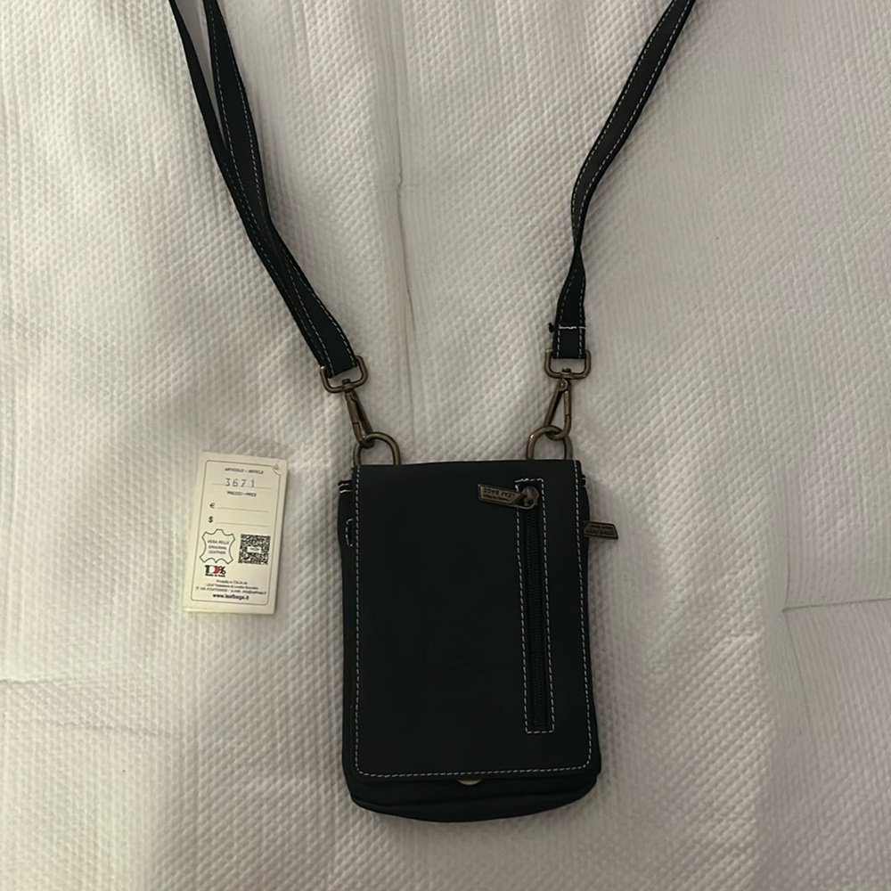 Leather cross body